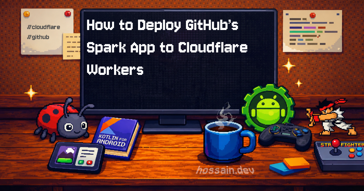 How to Deploy GitHub’s Spark App to Cloudflare Workers | Hossain's Dev ...